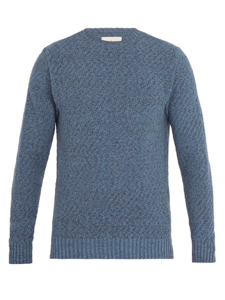 Oliver Spencer Blenheim Crew-neck Wool Sweater
