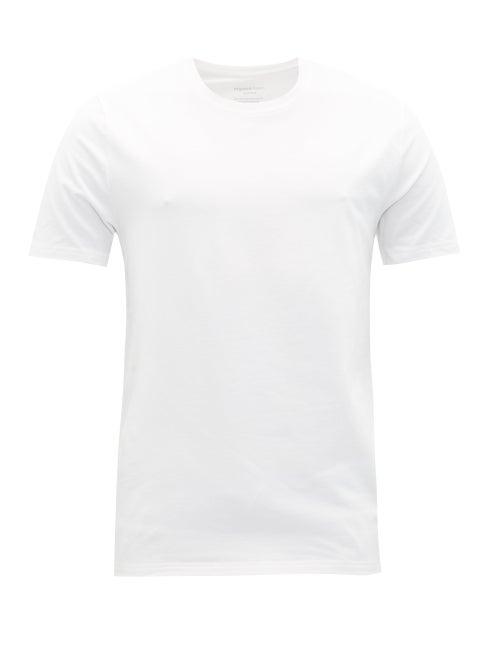 Matchesfashion.com Organic Basics - Silvertech Everyday Crew Neck Cotton Blend T Shirt - Mens - White