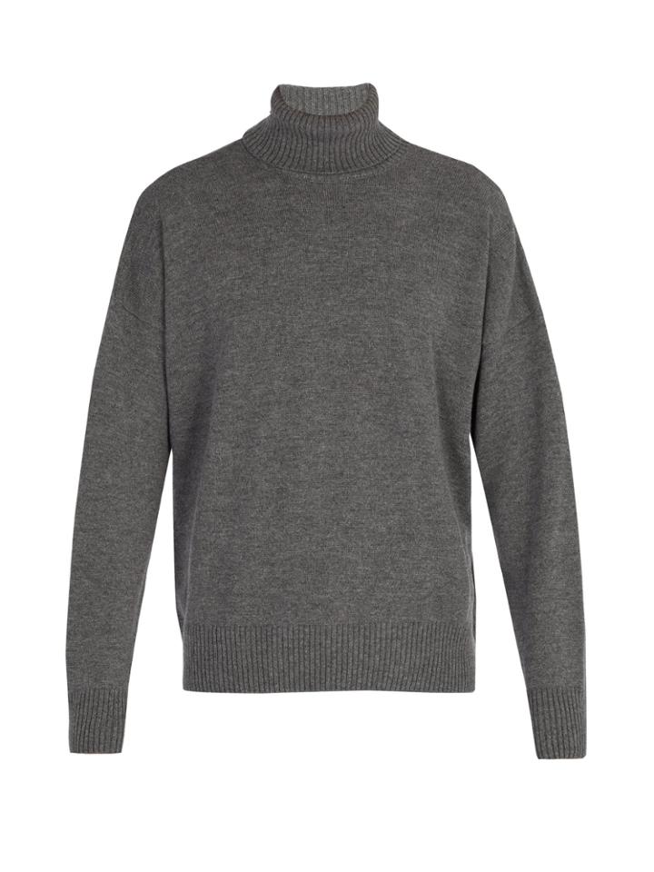 Ami Oversized Roll-neck Sweater