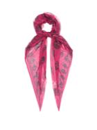 Alexander Mcqueen Skull And Buttterfly-print Silk Scarf