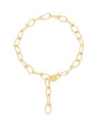 Matchesfashion.com Misho - Leo Gold Plated Chain Link Necklace - Womens - Gold