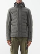 Capranea - Avaloq Ii Hooded Quilted Down Jacket - Mens - Dark Green