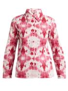 Matchesfashion.com D'ascoli - Tie Dye Cotton Shirt - Womens - Pink White