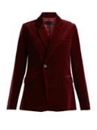 Nili Lotan Single-breasted Velvet Blazer