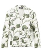 Matchesfashion.com Jacquemus - Artichoke-print Cotton-blend Canvas Jacket - Mens - Green White