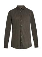 Massimo Alba Dyed Cotton Shirt