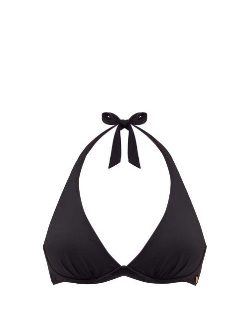 Matchesfashion.com Max Mara Beachwear - Fronda Bikini Top - Womens - Black