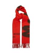 Alexander Mcqueen - Logo-jacquard Wool Scarf - Womens - Multi