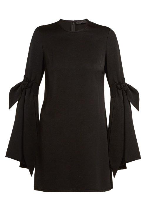Matchesfashion.com Ellery - Thelma Cut Out Sleeve Mini Dress - Womens - Black