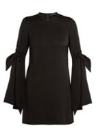 Matchesfashion.com Ellery - Thelma Cut Out Sleeve Mini Dress - Womens - Black