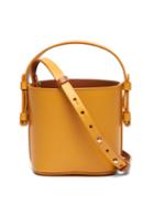 Matchesfashion.com Nico Giani - Adenia Mini Leather Bi Colour Bucket Bag - Womens - Yellow Multi