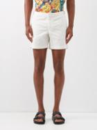 Orlebar Brown - Bulldog Ii Cotton-blend Twill Shorts - Mens - Cream