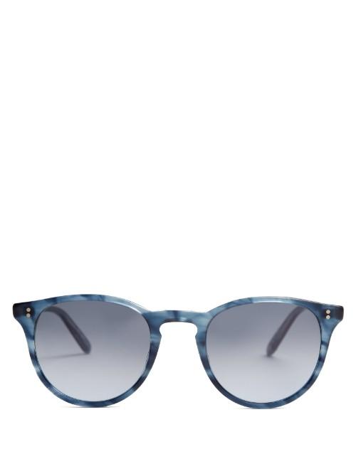 Garrett Leight Milwood Round-framed Sunglasses