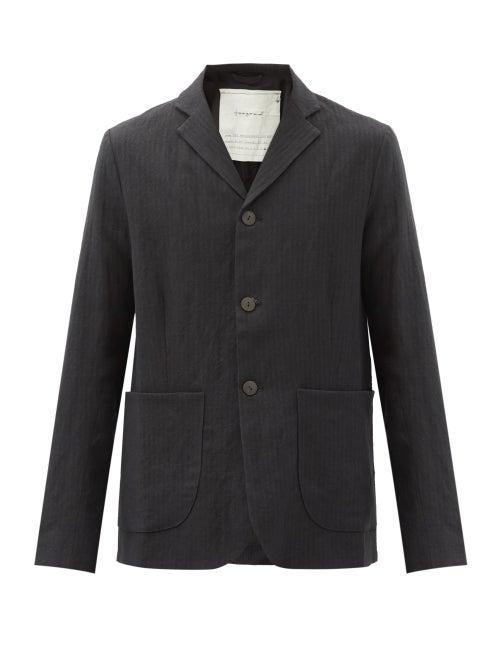Matchesfashion.com Toogood - The Metalworker Single-breasted Wool-blend Blazer - Mens - Grey