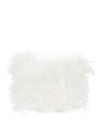 Matchesfashion.com The Attico - Feathered Strapless Cotton Crop Top - Womens - Ivory