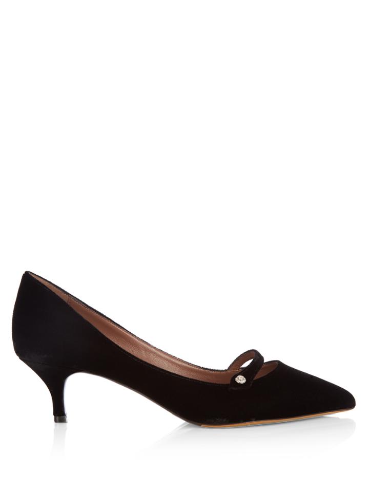 Tabitha Simmons Layton Velvet Mary-jane Pumps