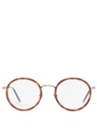 Matchesfashion.com Gucci - Round Acetate Glasses - Mens - Clear