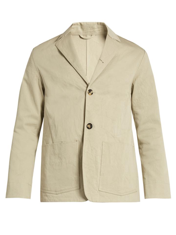 Acne Studios Manou Salt Cotton-drill Blazer