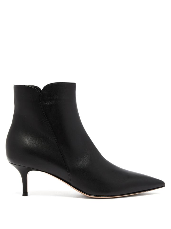 Gianvito Rossi Levy 55 Leather Boots