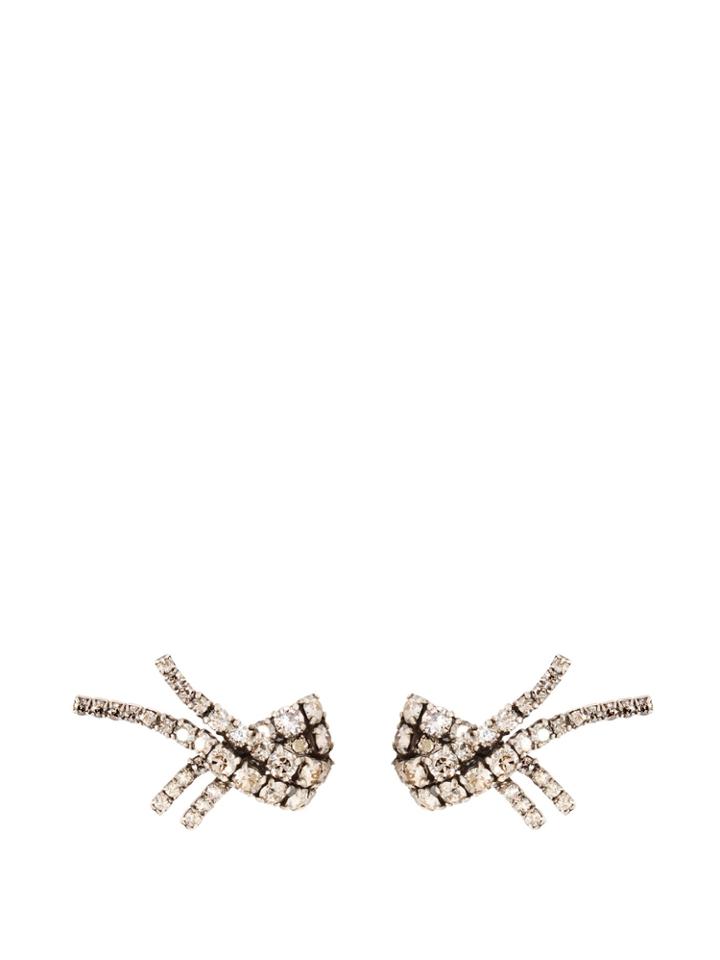 Ryan Storer Crystal-embellished Mismatched Earrings