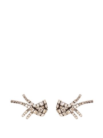 Ryan Storer Crystal-embellished Mismatched Earrings