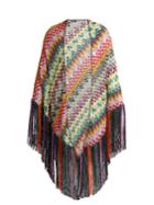 Missoni Multicoloured Crochet-knit Wrap