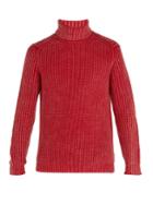 Iris Von Arnim Newton Stonewashed Ribbed-knit Cashmere Sweater