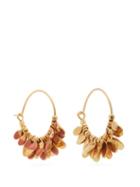 Matchesfashion.com Isabel Marant - New Leaves Drop Hoop Earrings - Womens - Pink