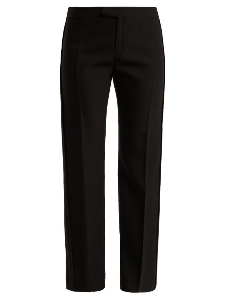Chloé Straight-leg Wool-blend Trousers