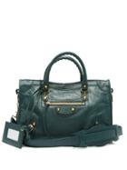 Matchesfashion.com Balenciaga - Classic City Leather Bag - Womens - Dark Green