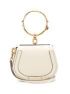 Matchesfashion.com Chlo - Nile Small Leather And Suede Cross Body Bag - Womens - White