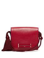 Matchesfashion.com Hillier Bartley - Logo Stamp Leather Shoulder Bag - Womens - Red