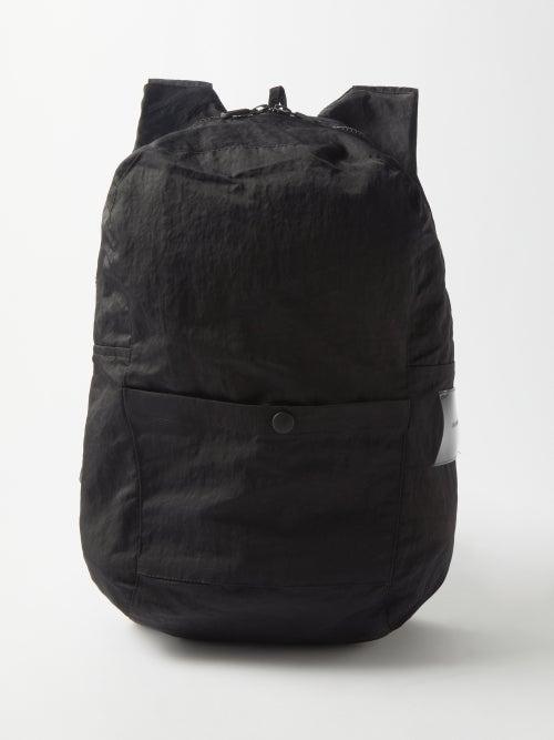 Our Legacy - Slim Logo-patch Nylon Backpack - Mens - Black