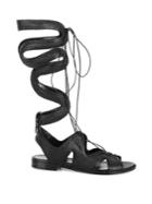 Nicholas Kirkwood X Erdem Lace-up Leather Sandals