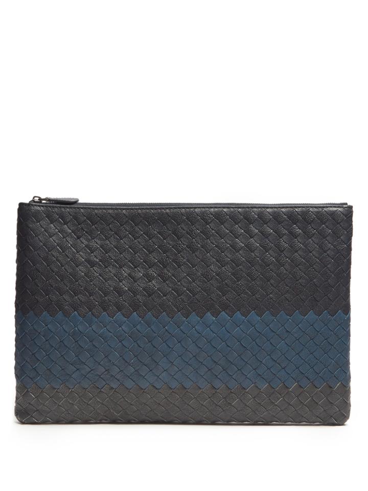 Bottega Veneta Intrecciato Medium Leather Pouch