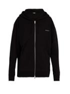 Matchesfashion.com Calvin Klein 205w39nyc - Established Oversized Cotton Hooded Sweatshirt - Mens - Black