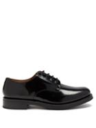 Grenson - Griffith Leather Derby Shoes - Mens - Black