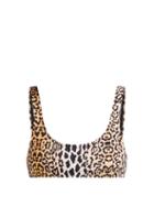 Matchesfashion.com Reina Olga - Rocky Leopard Print Bikini Top - Womens - Leopard