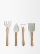 Brunello Cucinelli - Set Of Four Walnut Wood Gardening Tools - Multi
