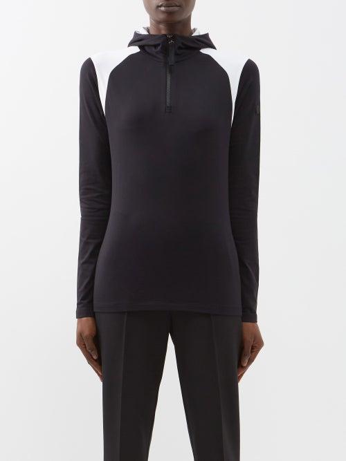 Bogner - Kessy Hooded Thermal Base-layer Top - Womens - Black