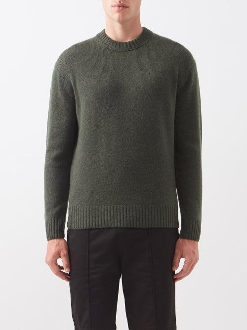 Frame - Cashmere Sweater - Mens - Khaki