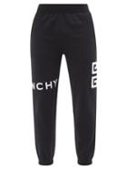 Givenchy - Logo-print Cotton-jersey Track Pants - Mens - Black