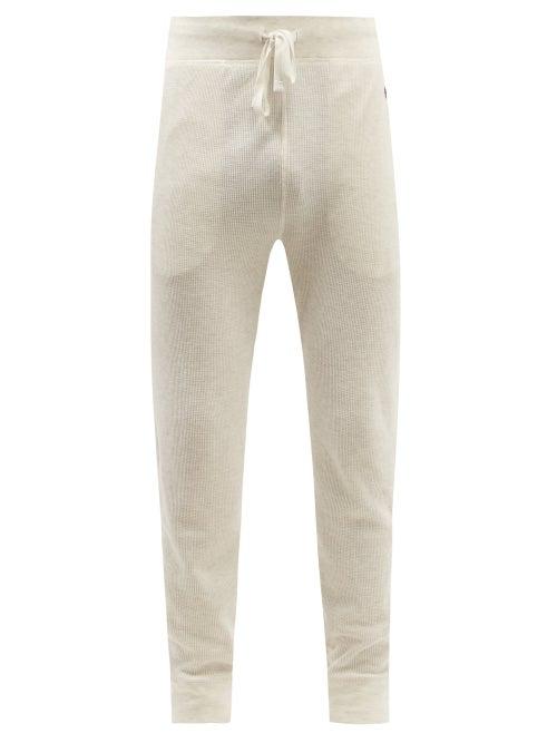 Polo Ralph Lauren - Logo-embroidered Cotton-blend Pyjama Trousers - Mens - Beige
