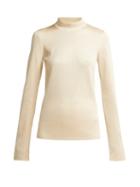 Matchesfashion.com The Row - Jalin Knit Silk Sweater - Womens - Cream