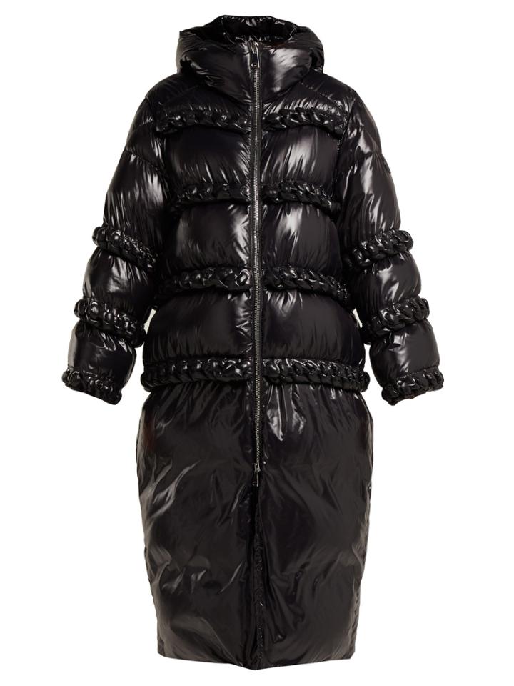 6 Moncler Noir Kei Ninomiya X Noir Kei Ninomiya Long Padded Coat