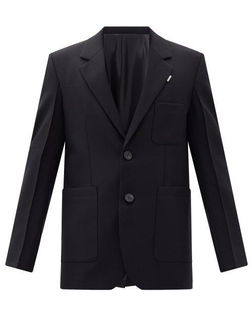 Matchesfashion.com Wooyoungmi - Single-breasted Wool-twill Jacket - Mens - Black