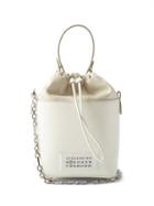Maison Margiela - 5ac Grained-leather Bucket Bag - Womens - White