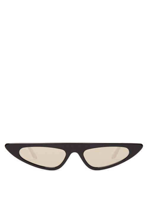 Matchesfashion.com Andy Wolf - Florence Cat Eye Sunglasses - Womens - Black