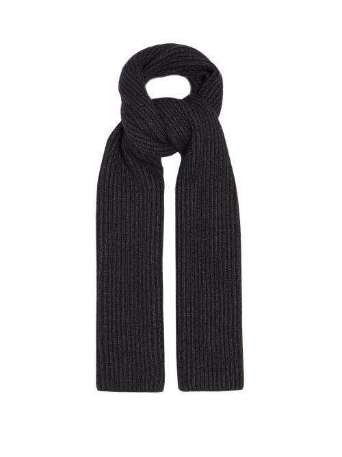 Matchesfashion.com Joseph - Cote Anglaise Ribbed Scarf - Womens - Navy