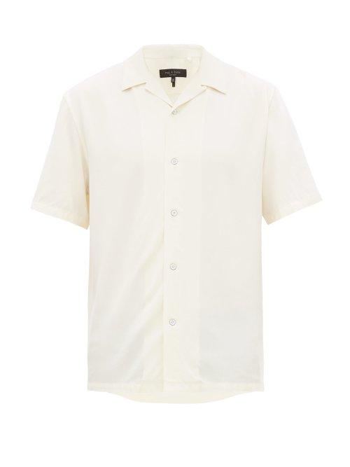 Matchesfashion.com Rag & Bone - Avery Cuban Collar Shirt - Mens - Cream